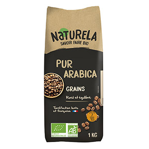 Café Pur Arabica en grains - Naturela - 250 g